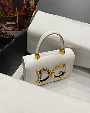 Dolce & Gabbana DG GirlsTop White Handel Bag 18x10x5cm - 6