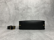 Miu Miu Black Beau Leather Top-handle Bag 34.5x12cmx23cm - 6