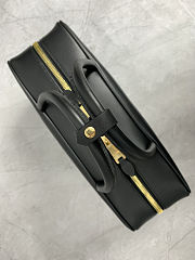 Miu Miu Black Beau Leather Top-handle Bag 34.5x12cmx23cm - 3