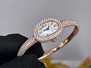 Cartier Baignoire Mini Model White Gold Diamond Watch 18.7mm - 3
