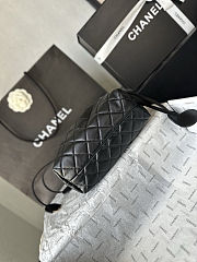 Chanel Clutch with Leather Strap 17x22x8cm - 6