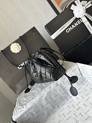 Chanel Clutch with Leather Strap 17x22x8cm - 2