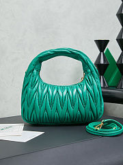 Miu Miu Wander Matelassé Nappa Leather Hobo Mini Bag 20×23×6cm - 3