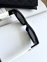 Chanel CH5525 1656T8 Black White Sunglasses - 6