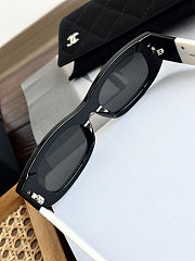 Chanel CH5525 1656T8 Black White Sunglasses - 4