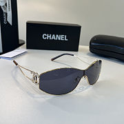 Chanel Crystal CC Logo Sunglasses - 1