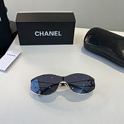 Chanel Crystal CC Logo Sunglasses - 6