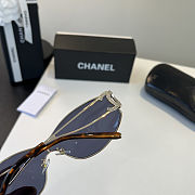 Chanel Crystal CC Logo Sunglasses - 4