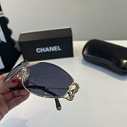 Chanel Crystal CC Logo Sunglasses - 3