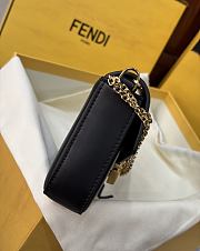 FENDI FF Diamonds Wallet OnChain Brown 22x12x3cm - 5
