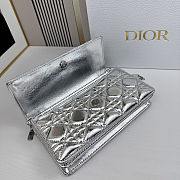 DIOR My Dior Mini Bag Sliver 21x11.5x4.5cm. - 3