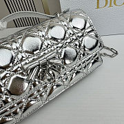 DIOR My Dior Mini Bag Sliver 21x11.5x4.5cm. - 2