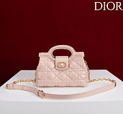  Dior Jolie Top Pink Handle Bag 18.5x13x8.5cm - 1