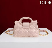  Dior Jolie Top Pink Handle Bag 18.5x13x8.5cm - 5