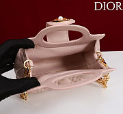  Dior Jolie Top Pink Handle Bag 18.5x13x8.5cm - 3