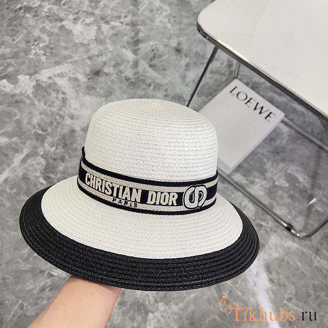 DIOR D-Bobby Large Brim Hat - 1