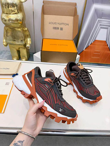 Louis Vuitton LV Summit Orange Bicolore Sneaker