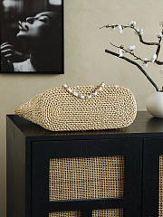 CHANEL Large Braided raffia Beige & Ecru Tote Bag 32×23×14cm - 3
