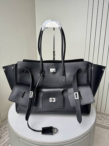 Balenciaga Bel Air Carry All bag in black 36.5x15x28cm.