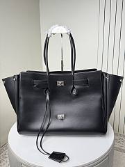 Balenciaga Bel Air Carry All bag in black 36.5x15x28cm. - 5