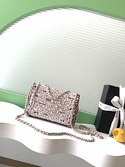 Chanel Evening Bag with Strass & Imitation Pearls 13x21x8cm - 2