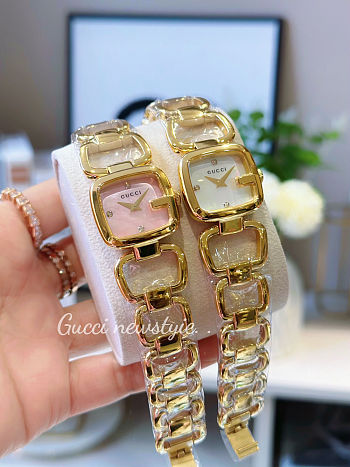 Gucci G-Gucci Diamonds Watch 24x 22.5mm