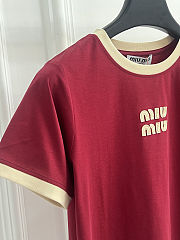 Miu Miu jersey T-shirts  - 5
