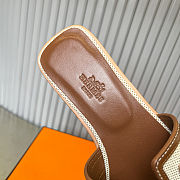 Hermès Oran Leather Sandal - 3