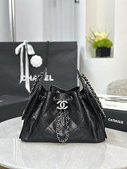 Chanel 25 Black Mini Bag 20x22x12.5cm - 1