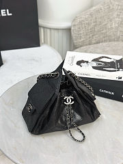 Chanel 25 Black Mini Bag 20x22x12.5cm - 4