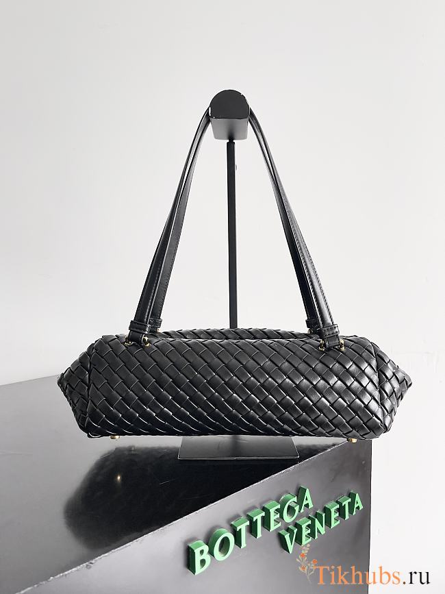 Bottega Veneta Let's Go Shoulder Black Bag 37x13x11.5cm - 1