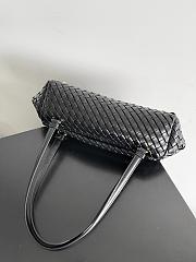 Bottega Veneta Let's Go Shoulder Black Bag 37x13x11.5cm - 5