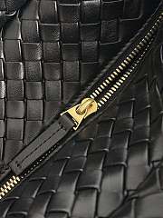 Bottega Veneta Let's Go Shoulder Black Bag 37x13x11.5cm - 4