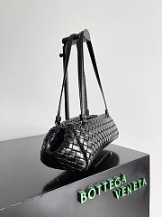 Bottega Veneta Let's Go Shoulder Black Bag 37x13x11.5cm - 3