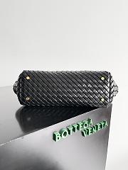Bottega Veneta Let's Go Shoulder Black Bag 37x13x11.5cm - 2