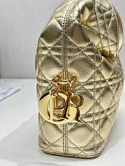 Dior Medium Toujours Gold Bag 24×27×9cm - 6