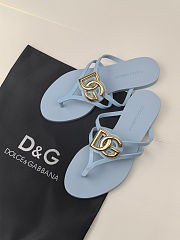 Dolce & Gabbana Jelly Flat Thong Sandals - 4
