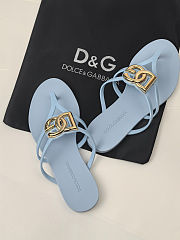 Dolce & Gabbana Jelly Flat Thong Sandals - 3