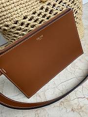 Celine Medium Louise Rafia Bucket Bag 28x24x16 - 4