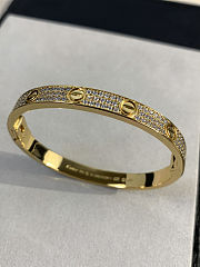 Cartier Love bracelet classic model paved Gold Bracelet - 1
