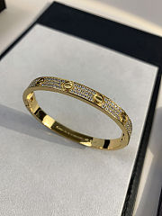 Cartier Love bracelet classic model paved Gold Bracelet - 5