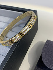 Cartier Love bracelet classic model paved Gold Bracelet - 2