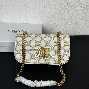 Celine Triomphe Shoulder Bag in Triomphe  20.5x10.5x4cm