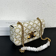 Celine Triomphe Shoulder Bag in Triomphe  20.5x10.5x4cm - 3