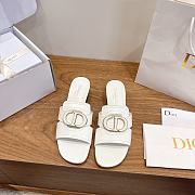 Dior 30 Montaigne White Slide - 1