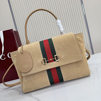 Gucci Paparazzo medium top handle bag 30x21x12cm