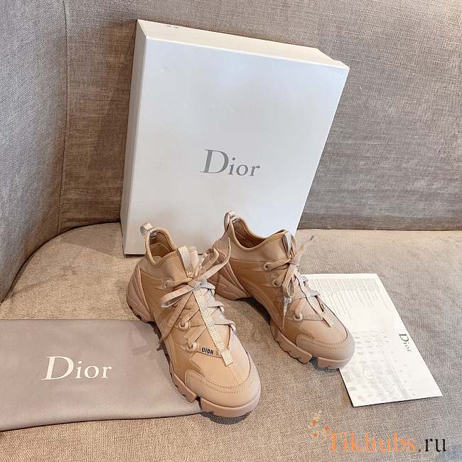 DIOR D-Connect Sneaker Nude Technical Fabric  - 1