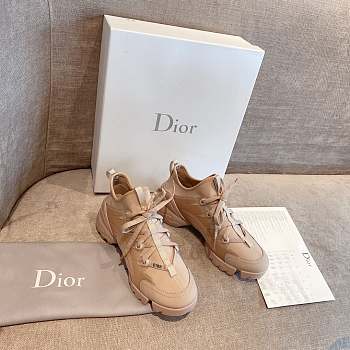 DIOR D-Connect Sneaker Nude Technical Fabric 