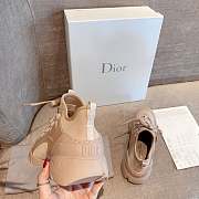 DIOR D-Connect Sneaker Nude Technical Fabric  - 5