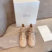 DIOR D-Connect Sneaker Nude Technical Fabric  - 3